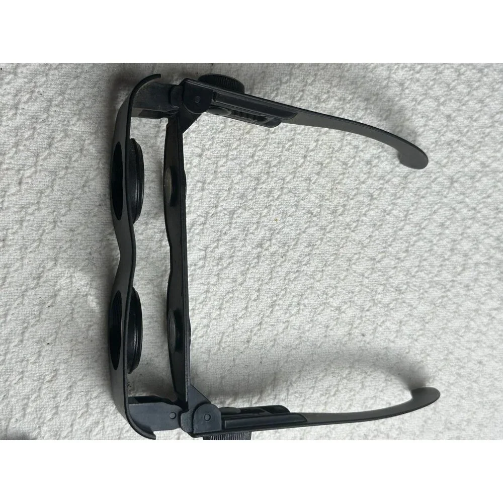 Binocular Glasses Telescope Fishing Adjustable Folding Eyewear Costume Prop - Picture 3 of 10